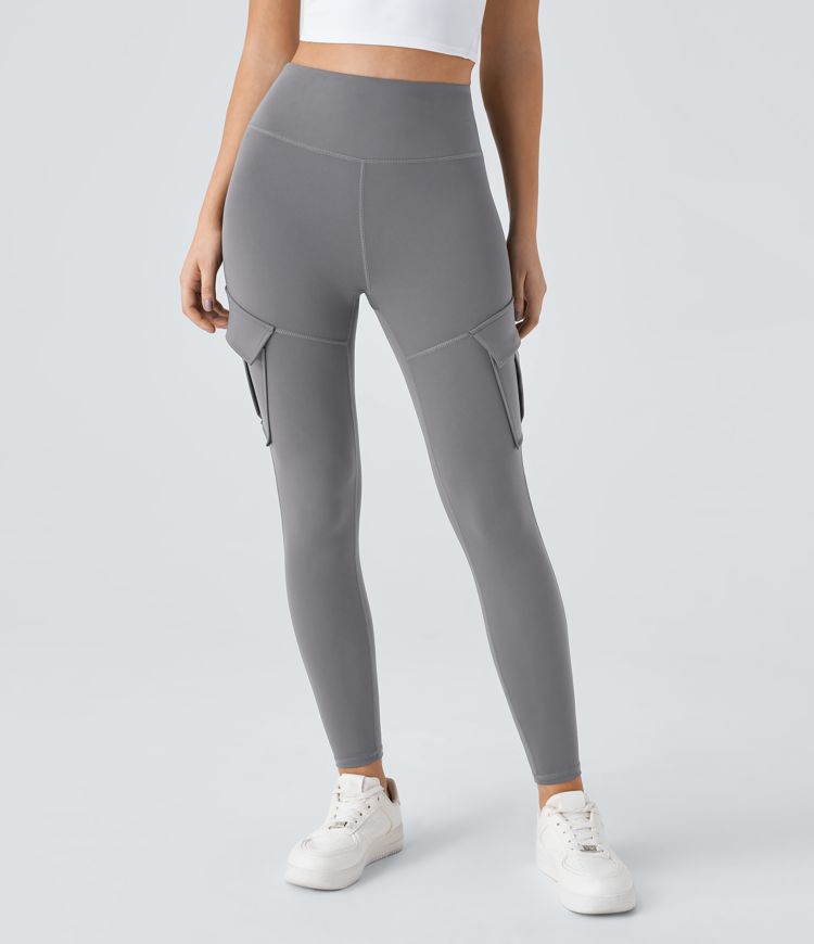 DayStretch High Waisted Cargo Pocket Skinny Yoga Leggings