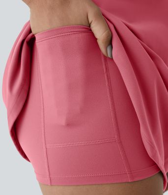 SoftlyZero™ Plush 2-in-1 Pocket Mini Active Dress D-F Cups