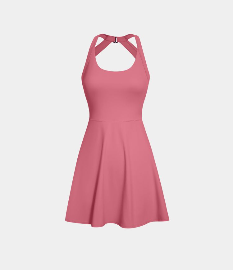 Backless Twisted Active Dress