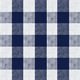 Dark Blue White Gingham
