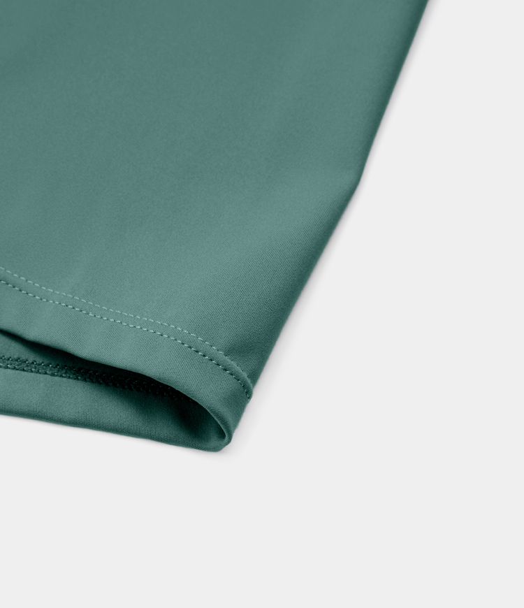 Short décontracté 7,5cm 2 en 1 fendu avec poche latérale croisée taille haute