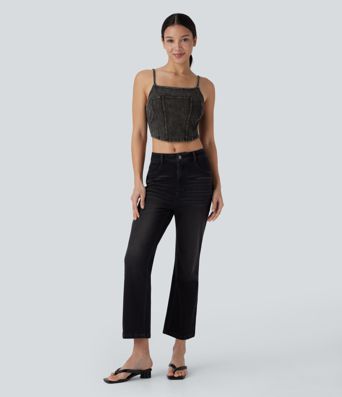 Halara Flex™ Denim Cropped Casual Tank Top