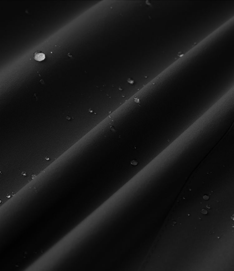 Veste longue de randonnée en polaire avec capuche amovible et col montant