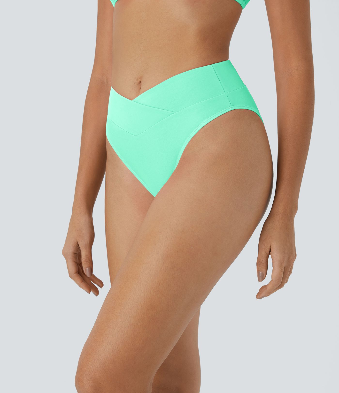 Crossover-Bikiniunterteil-Badeanzug