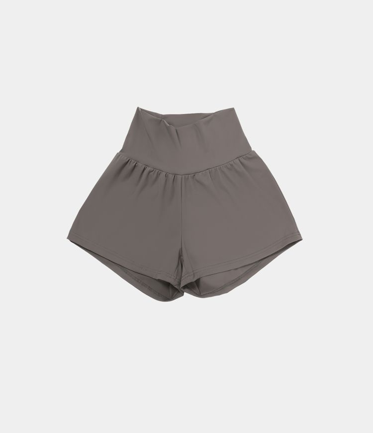 SoftlyZero™ Airy Super High Waisted Cool Touch Yoga Running Shorts with Pockets