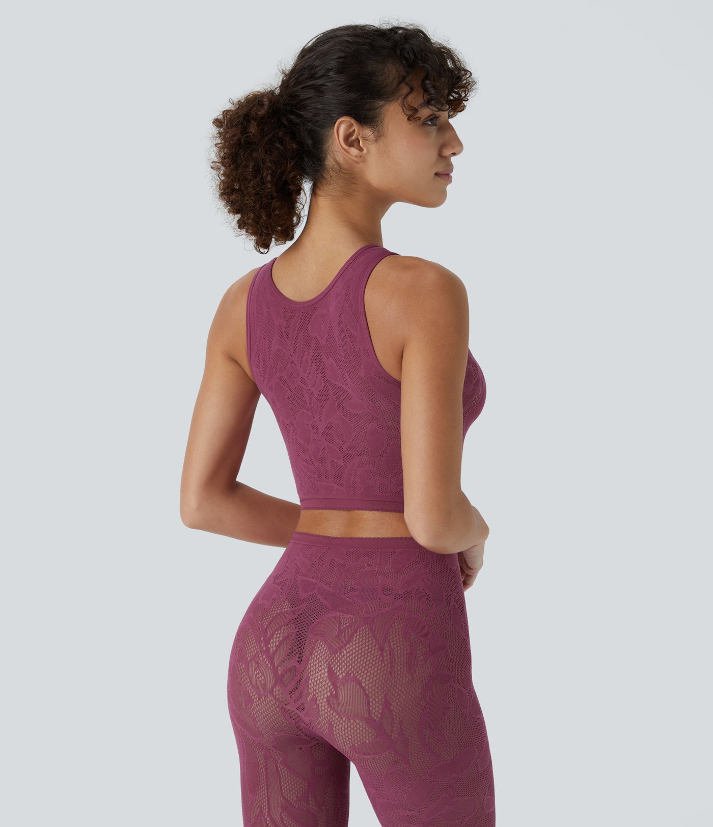 Débardeur Court décontractée à Découpe Fluide