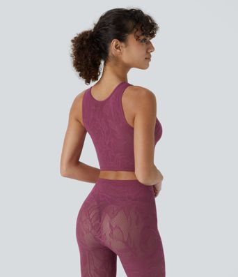 Débardeur Court décontractée à Découpe Fluide