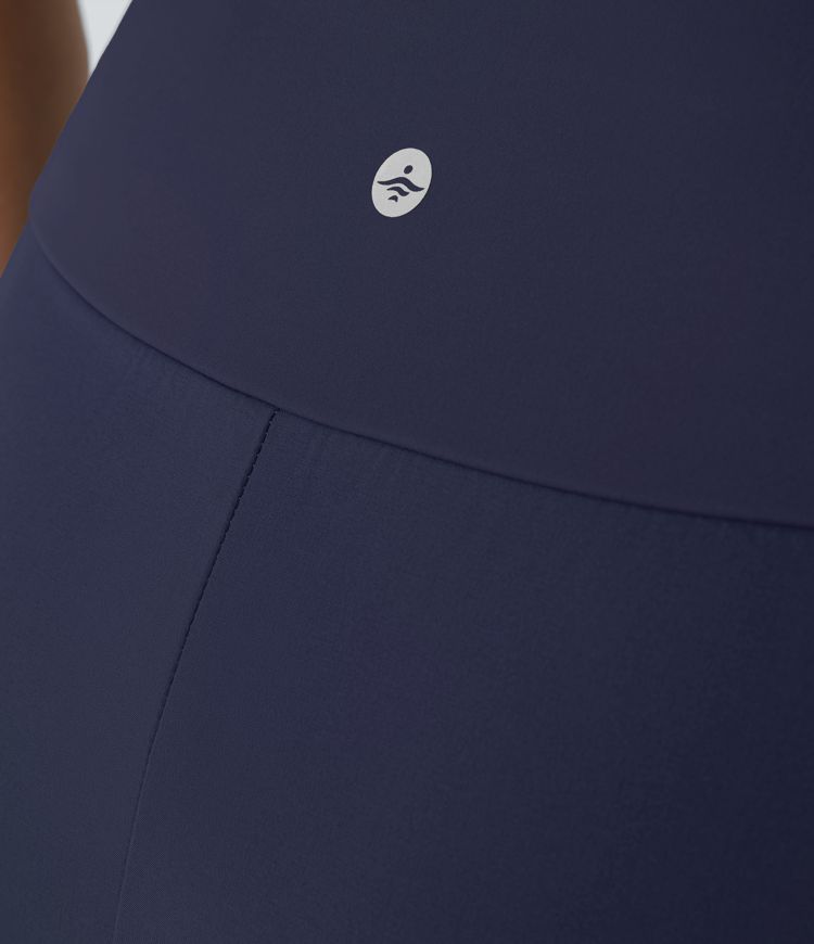 Falda Breezeful™ larga regular tiro alto volante alto bajo 2 en 1 fluida secado rápido