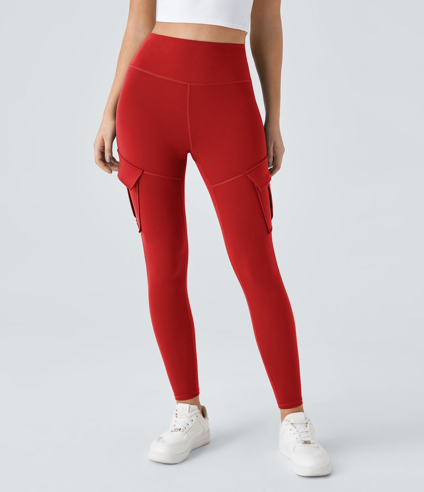 DayStretch High Waisted Cargo Pocket Skinny Yoga Leggings