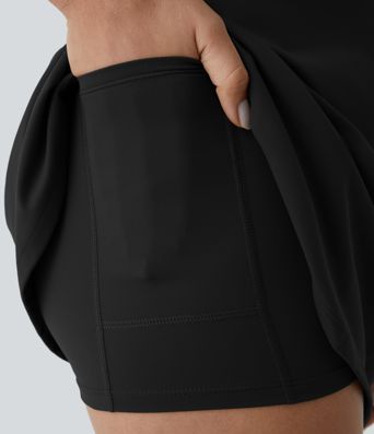 SoftlyZero™ Plush 2-in-1 Pocket Mini Active Dress D-F Cups