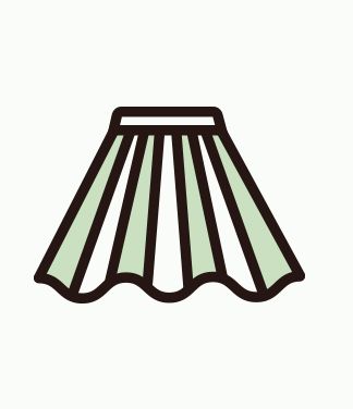 플리츠 스커트
