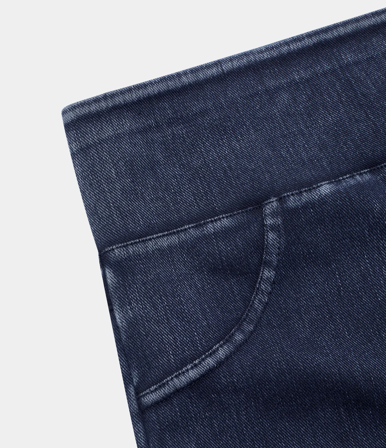 Halara Flex™ Jeans Jeggings aus elastischem Strick-Denim mit hohem Bund und Gesäßtaschen