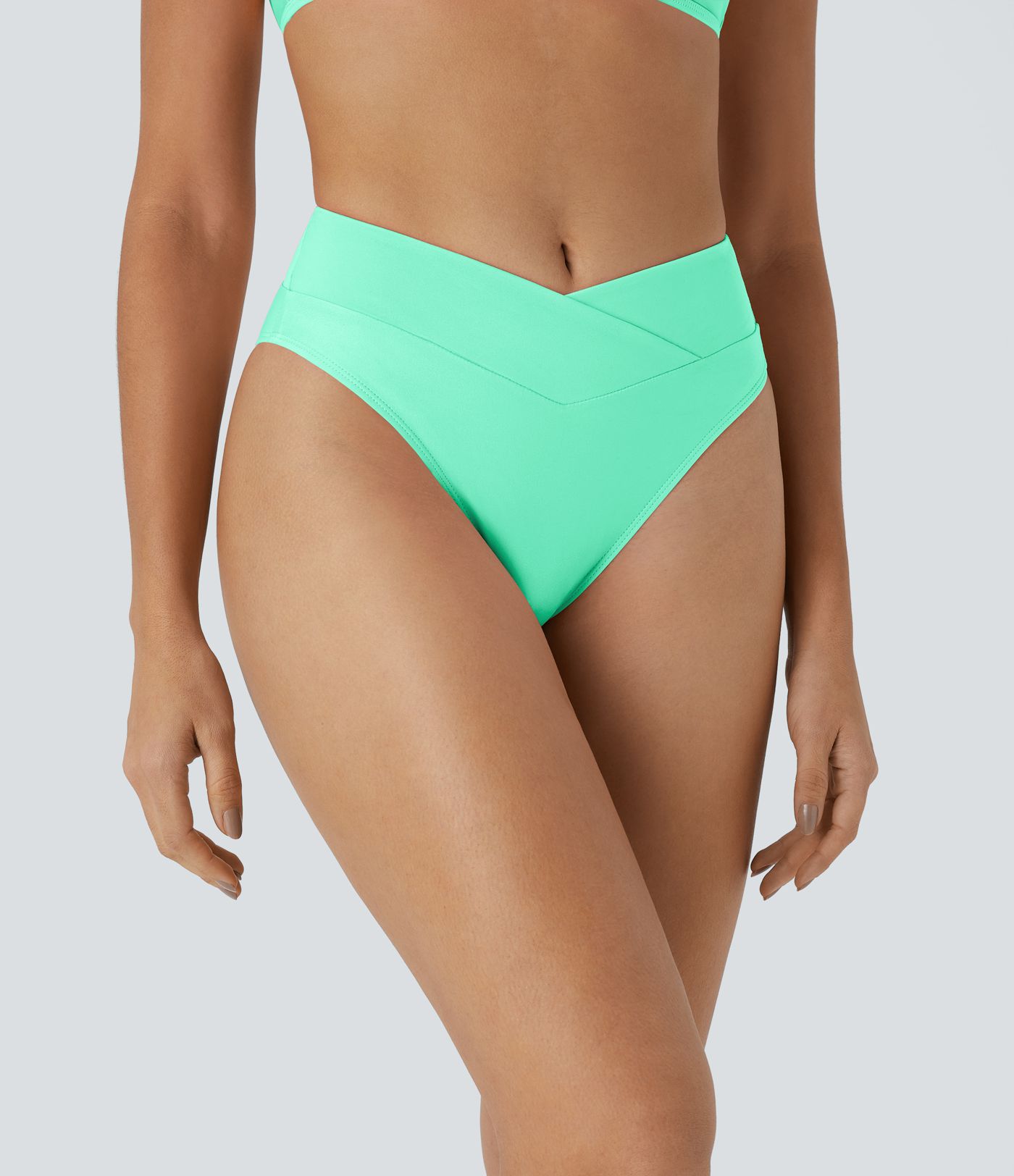 Crossover-Bikiniunterteil-Badeanzug