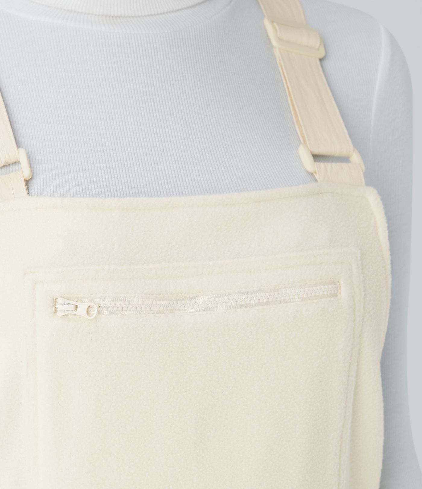 Pockets Fleece Casual Jogger Overalls