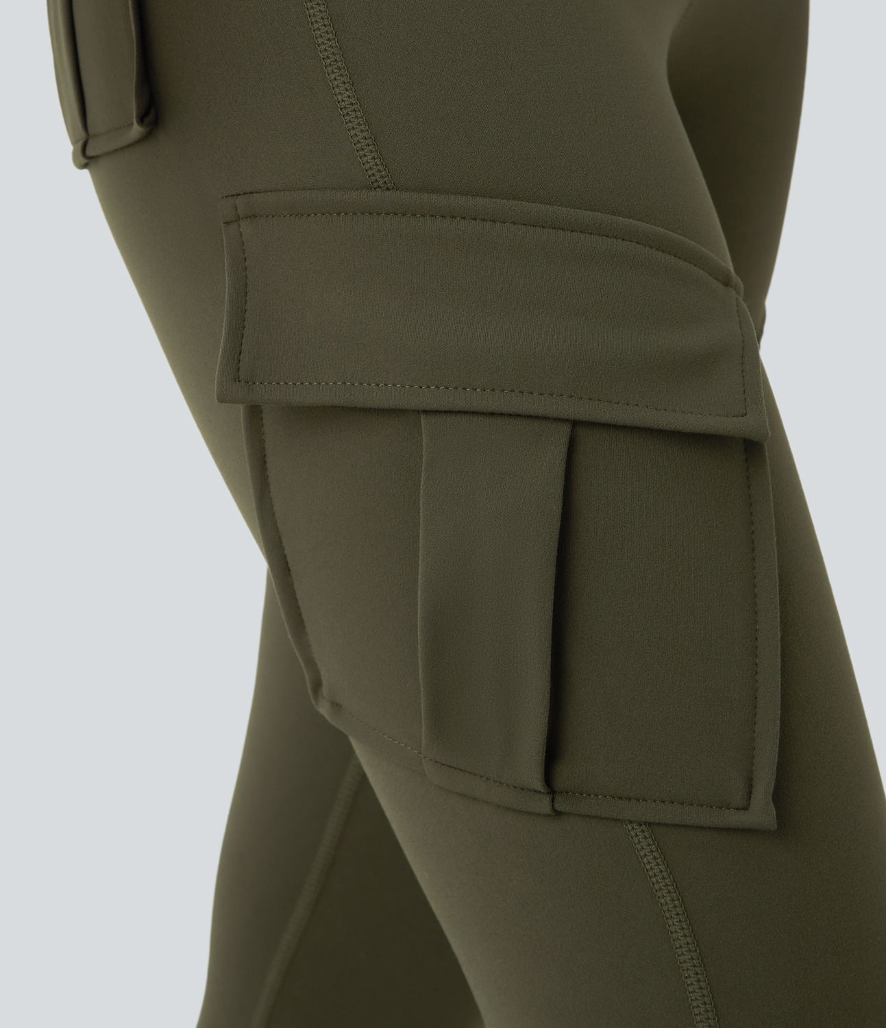 DayStretch High Waisted Cargo Pocket Skinny Yoga Leggings