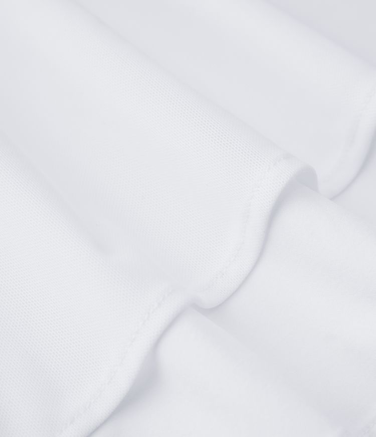 High Waisted Pocket Mesh Overlay Wide Leg Casual Pants