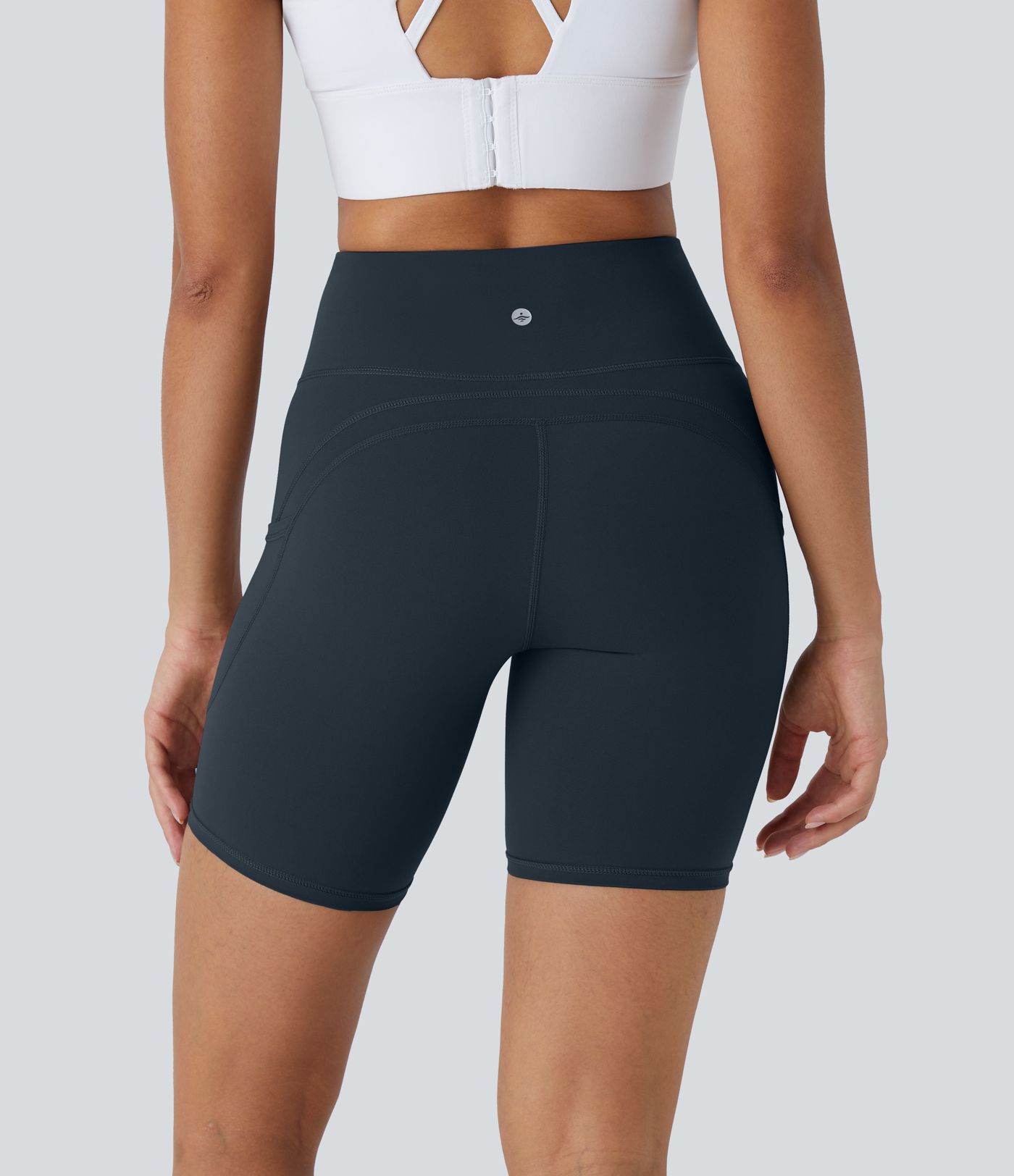Halara UltraSculpt™ High Waist Side Pocket Training Biker Shorts 7-Inch