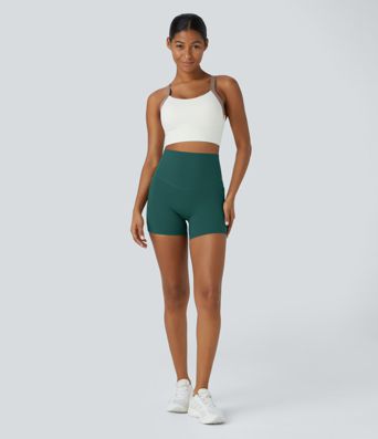 Halara UltraSculpt™ High Waisted Tummy Control Side Pocket Shaping Training Biker Shorts 5''