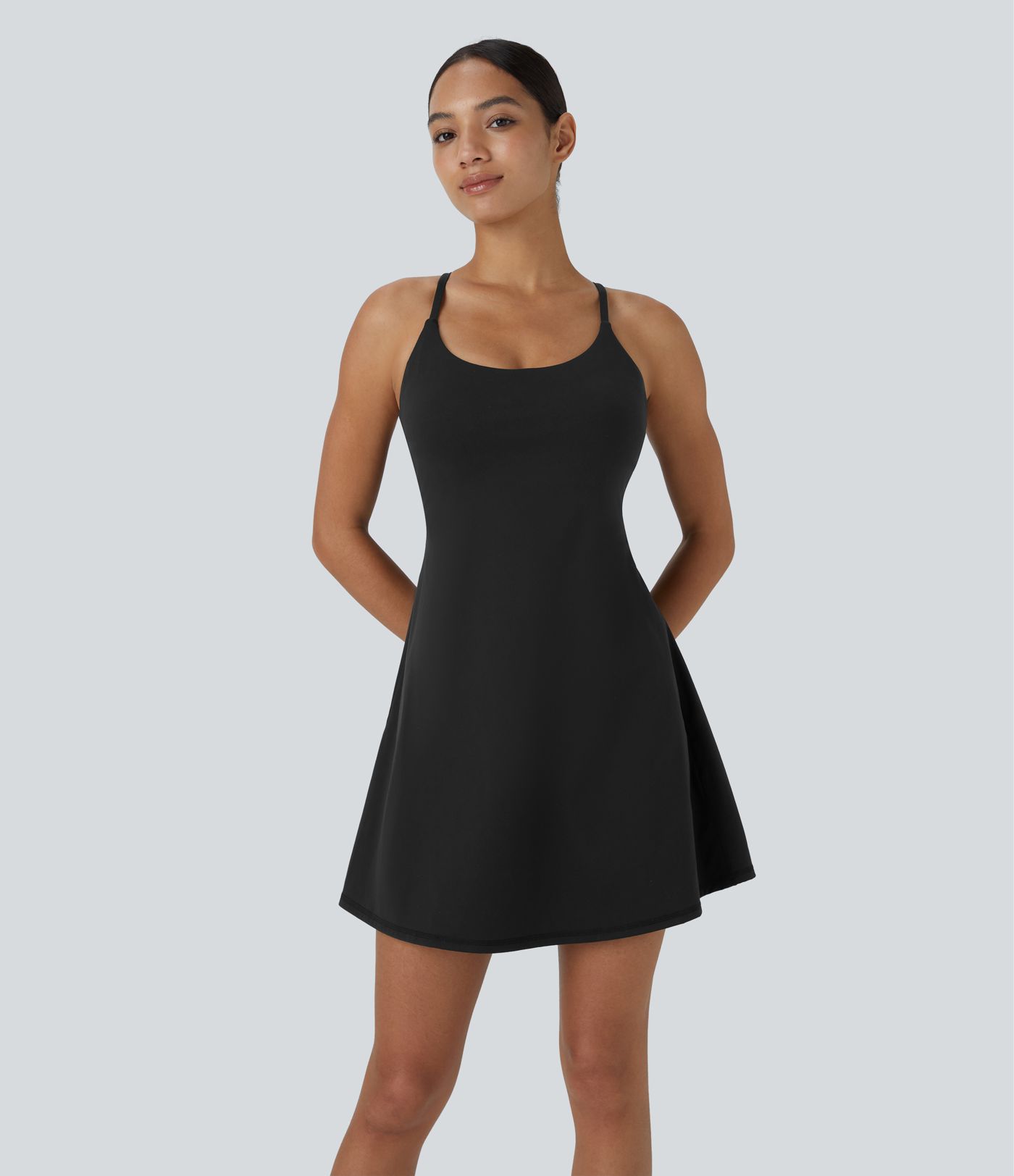 SoftlyZero™ Plush Backless Active Dress