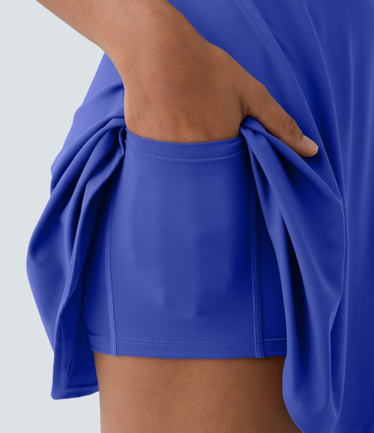 Flare Mini Dance Active Dress-Longer Length