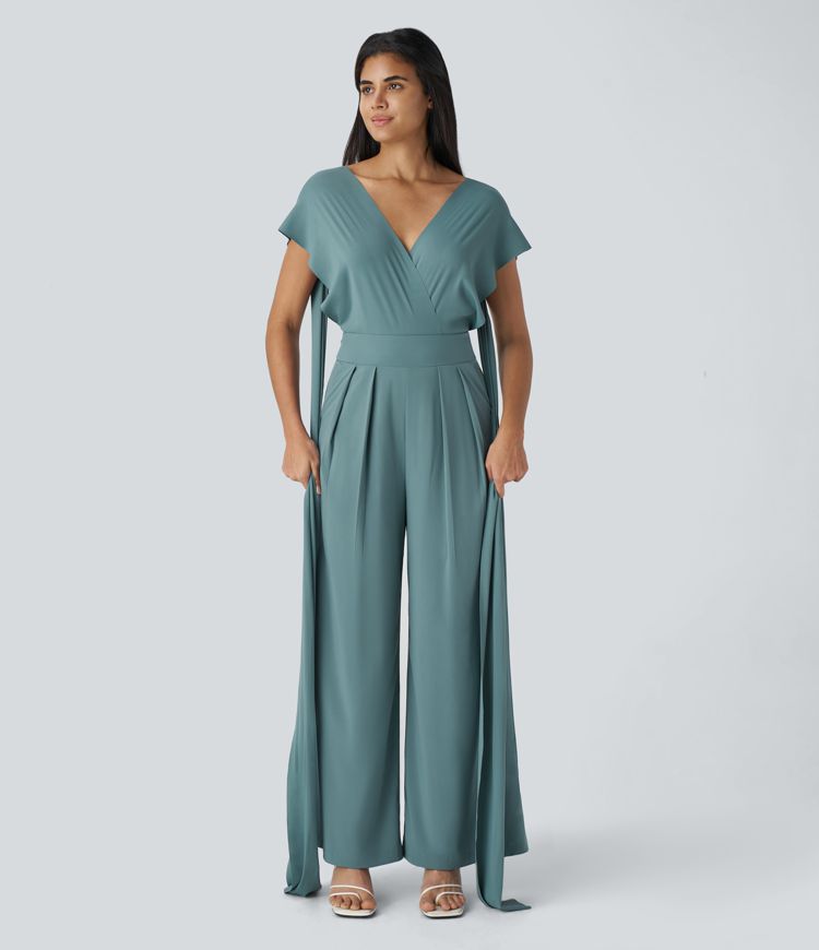 Mono Breezeful™ resort secado rápido cremallera invisible bolsillo lateral entrecruzado sin espalda