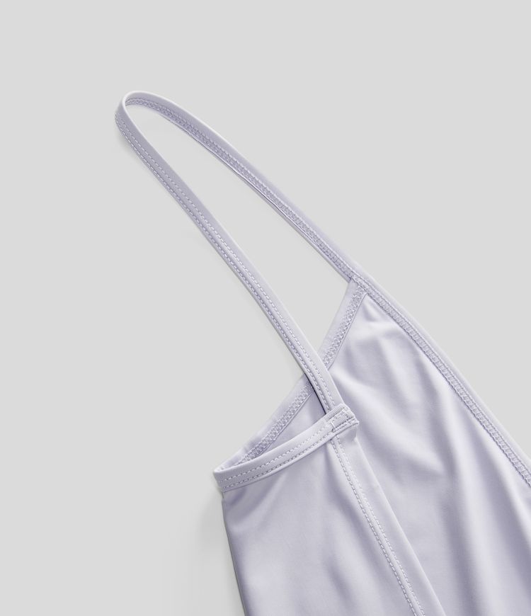 Spaghetti Strap Crossover Cover Up Wrap Cool Touch Dress-UPF50+