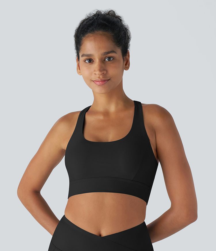 De La Terre À L'Eau Top de Bikini Yoga Dos Nu avec Croisement