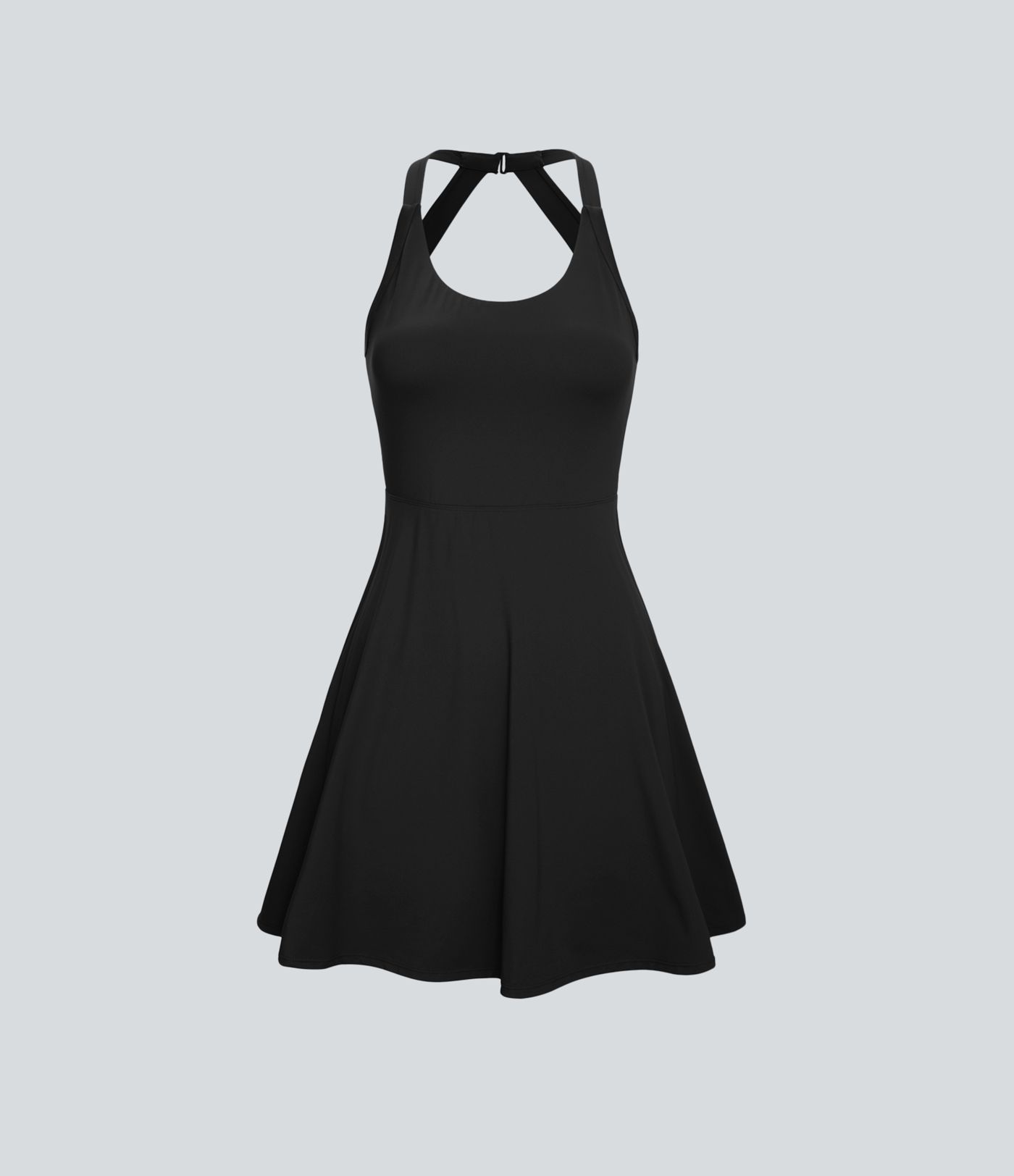 Flare Mini Dance Active Dress-Longer Length