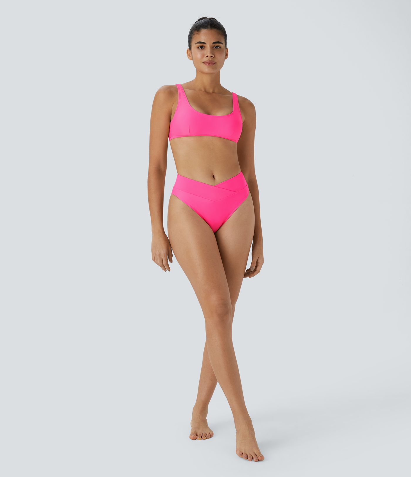 Crossover Bikini Bottom Swimsuit