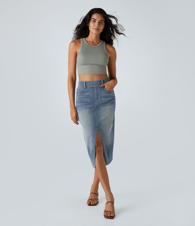 Women's Halara Flex™ High Waisted Pockets Bodycon Washed