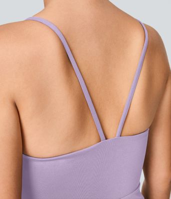 Breezeful™ Backless Side Invisible Zipper Pocket Wide Leg Quick Dry Resort Slip Jumpsuit