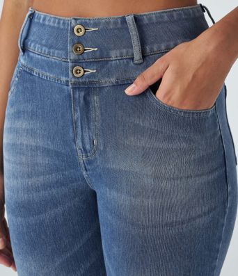 Halara Flex™ High Waisted Zipper Pockets Women Casual Skinny Denim Jeans