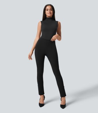 Halara Flex™ High Waisted Tummy Control Adjustable Hem Work 7/8 Pants