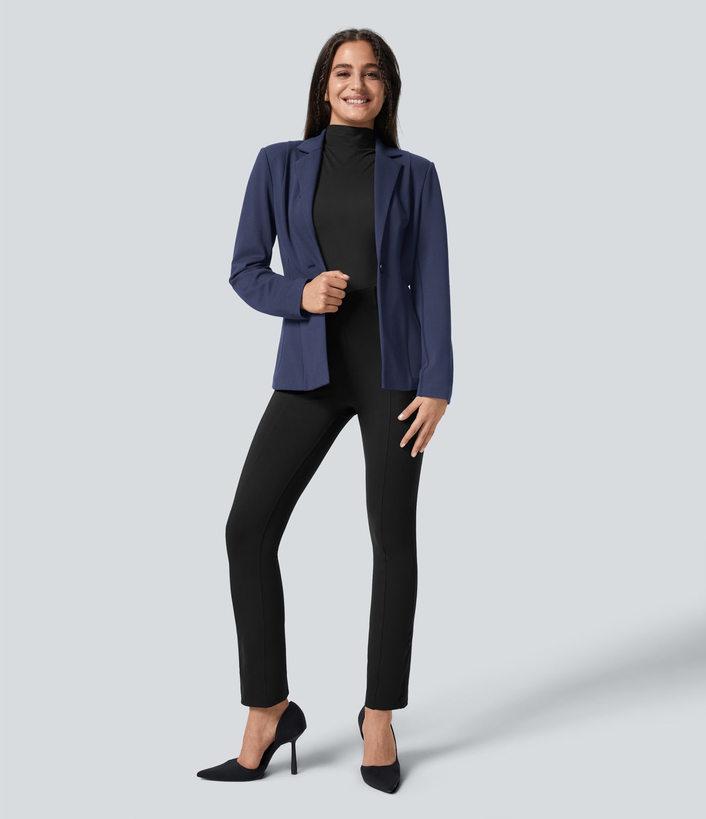 Halara Flex™ High Waisted Tummy Control Adjustable Hem Work 7/8 Pants