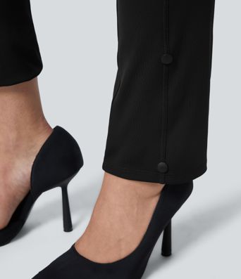 Halara Flex™ High Waisted Tummy Control Adjustable Hem Work 7/8 Pants