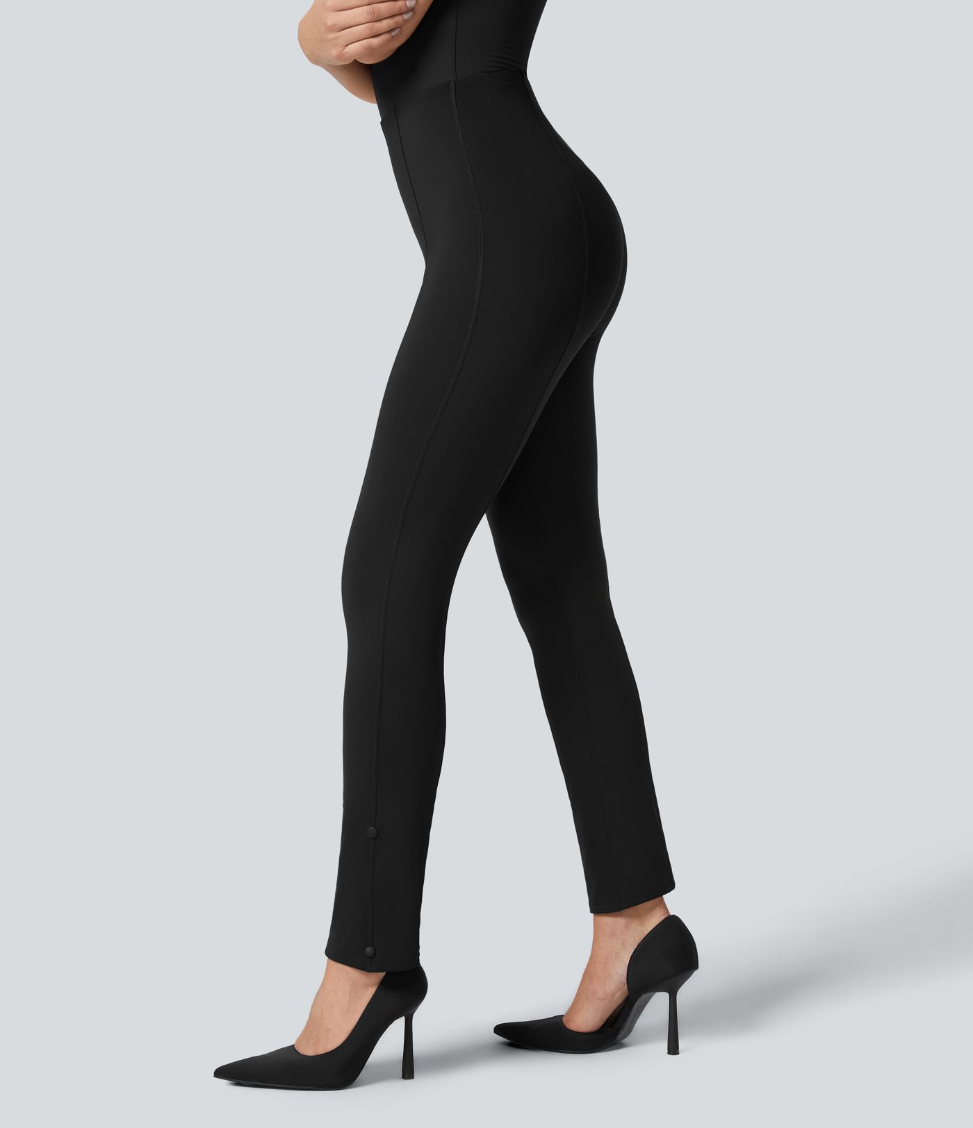 Halara Flex™ High Waisted Tummy Control Adjustable Hem Work 7/8 Pants