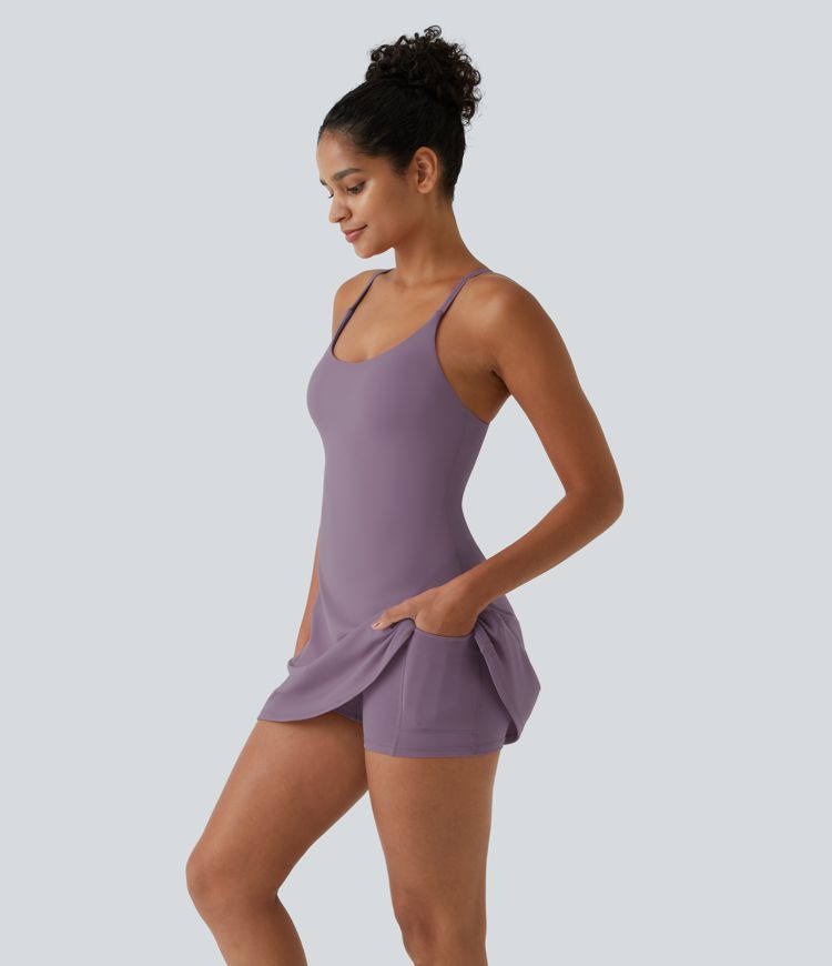 SoftlyZero™ Plush Backless Active Dress-Easy Peezy Edition