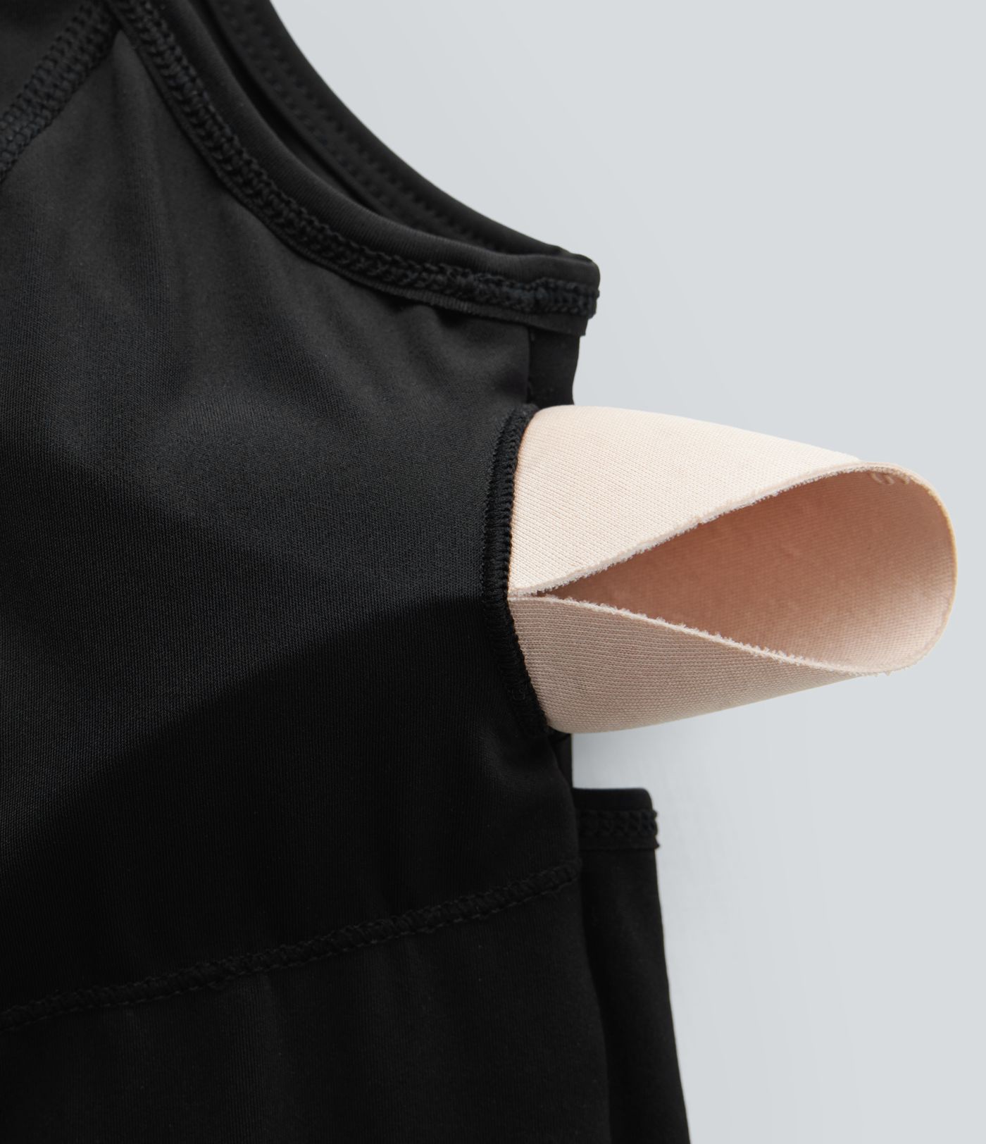 Softlyzero™ Airy Backless Crisscross U Neck 2-in-1 Side Pocket Mini  Dance Active Dress