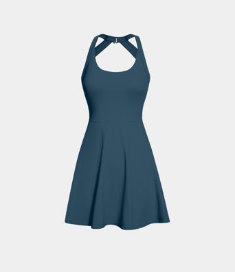 Softlyzero™ Airy Backless Twisted  Dance Tennis Dress-Easy Peezy Edition