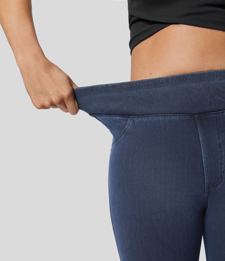 Legging en denim taille haute Halara Flex™ Denim Heat avec poches