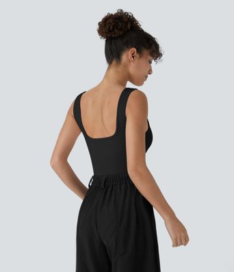 OneForm Seamless Flow Square Neck Casual Smooth Bodysuit