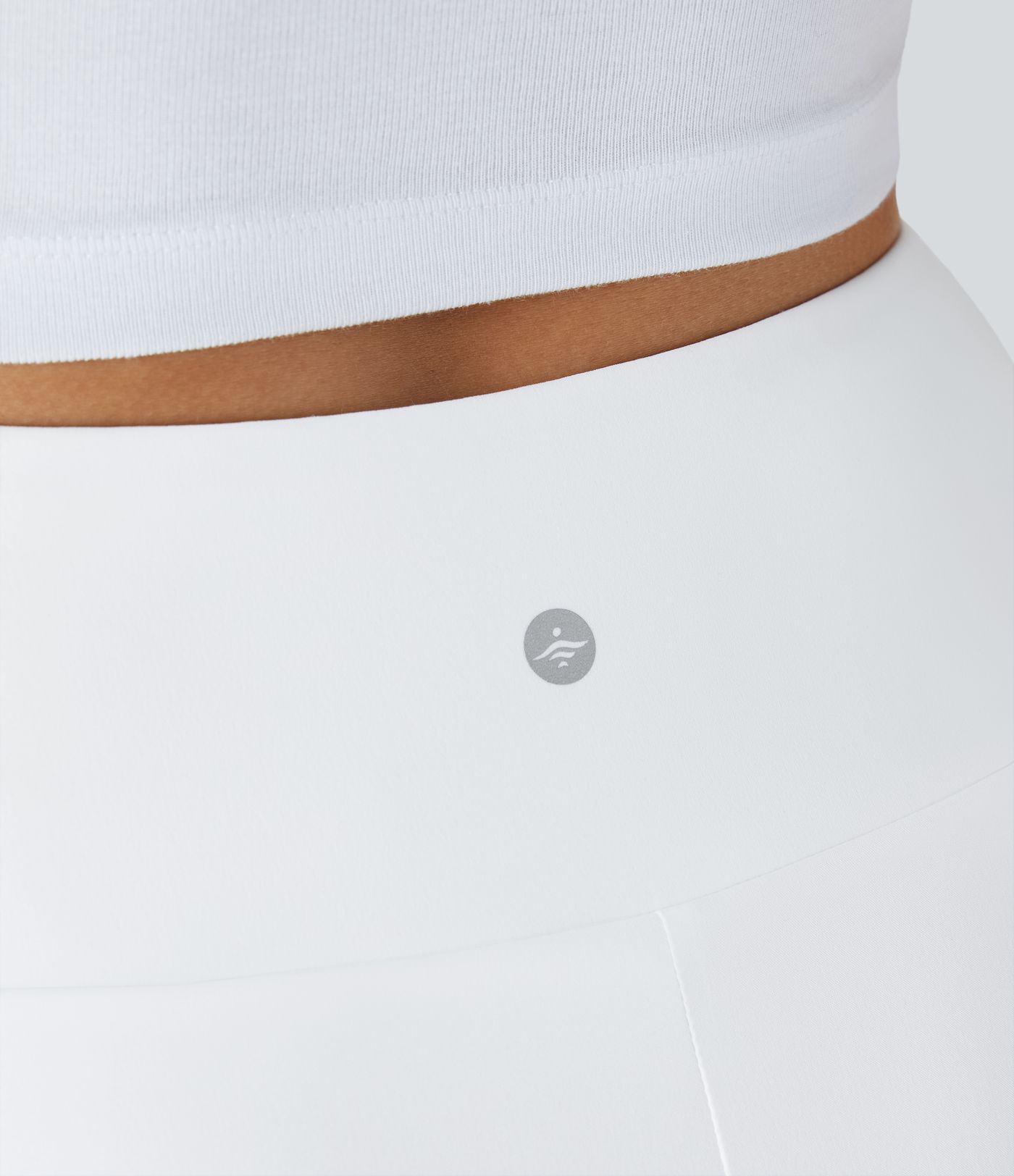 Falda Breezeful™ larga regular tiro alto volante alto bajo 2 en 1 fluida secado rápido