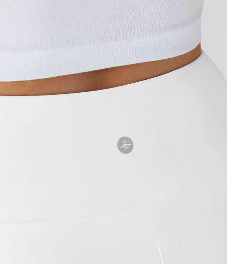 Breezeful™ High Waisted High Low Ruffle 2-in-1 Flowy Quick Dry Casual Regular Maxi Skirt