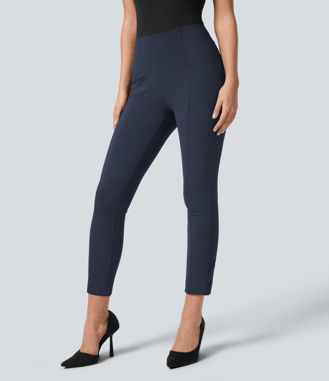 Pantalón Halara Flex™ oficina ajustable control barriga tiro alto 7/8