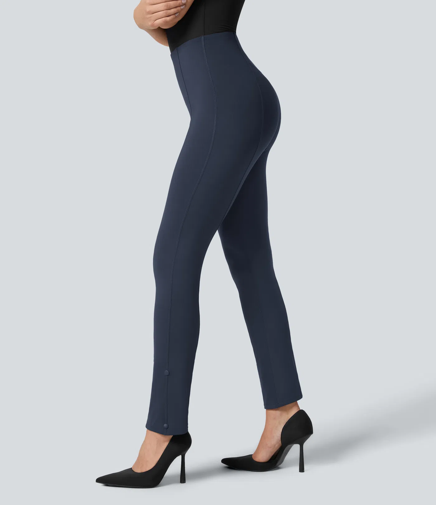 Halara Flex™ High Waisted Tummy Control Adjustable Hem Work 7/8 Pants