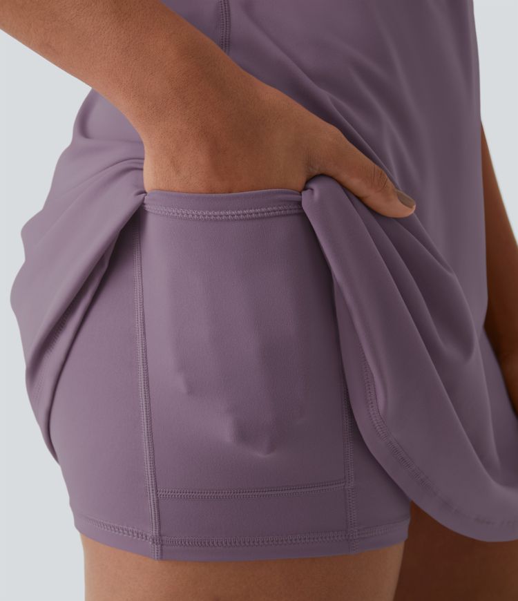 SoftlyZero™ Plush Backless Active Dress-Easy Peezy Edition