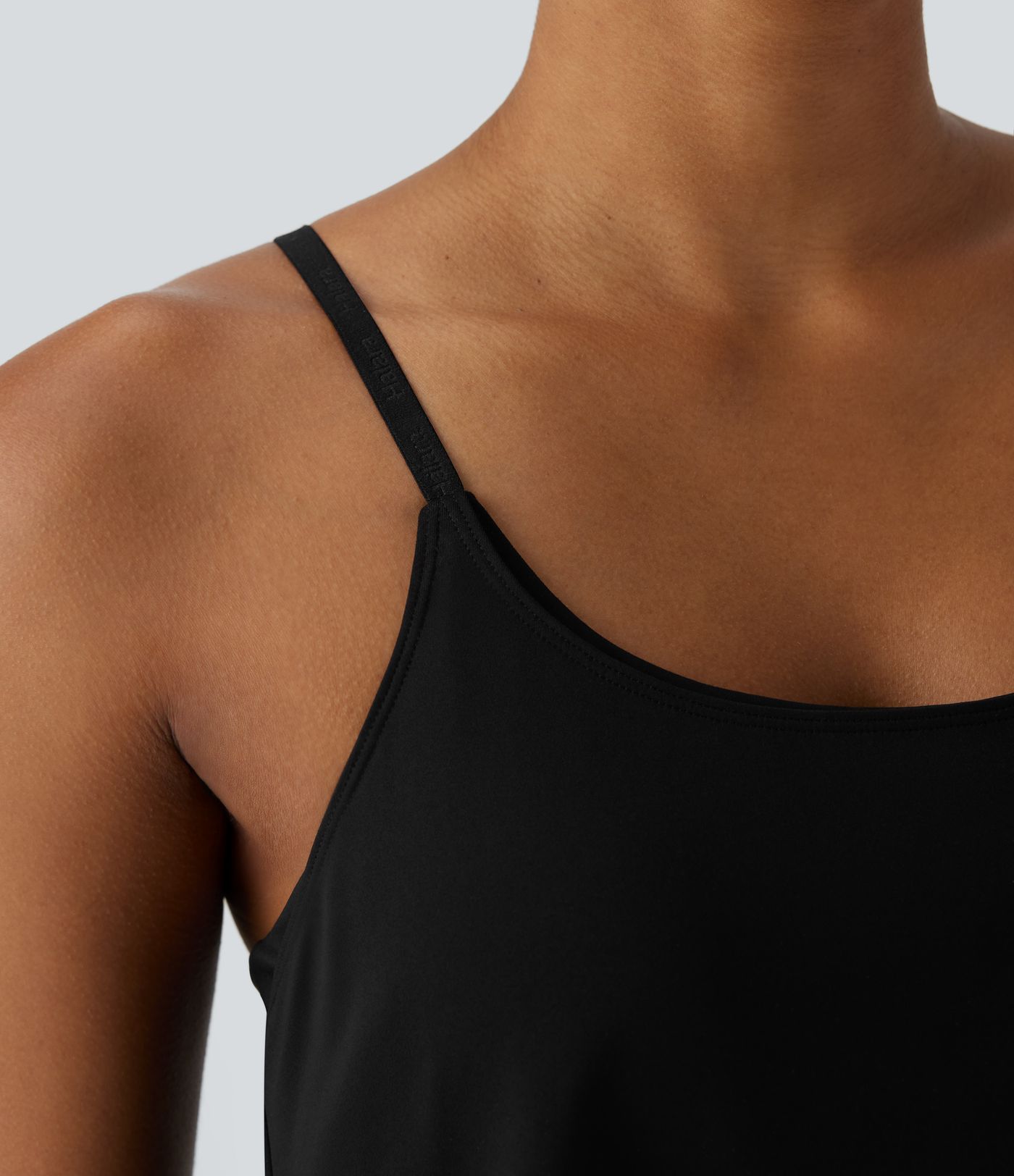 SoftlyZero™ Airy 2-Piece Mini Cool Touch Yoga Active Slip Dress with Pockets-UPF50+