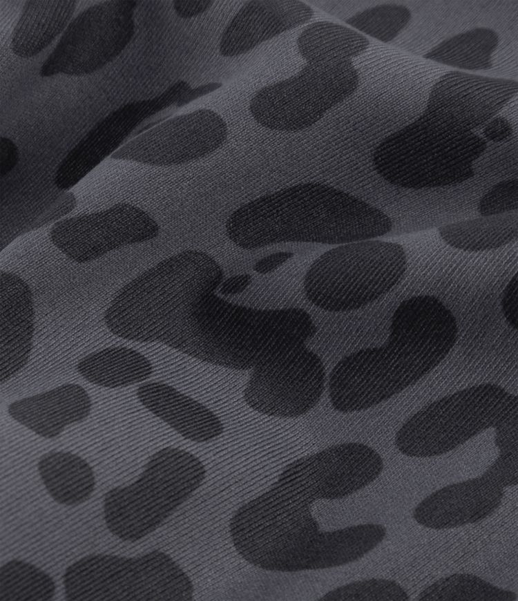 Batik-Bikershort mit hohem Bund und Tasche, schnell-trockend