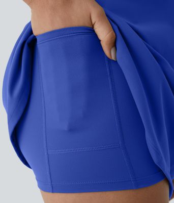 SoftlyZero™ Plush 2-in-1 Pocket Mini Active Dress D-F Cups