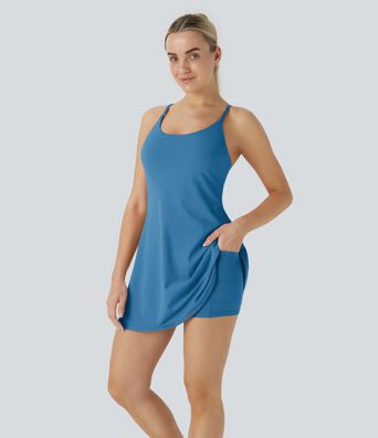 SoftlyZero™ Plush Backless Active Dress